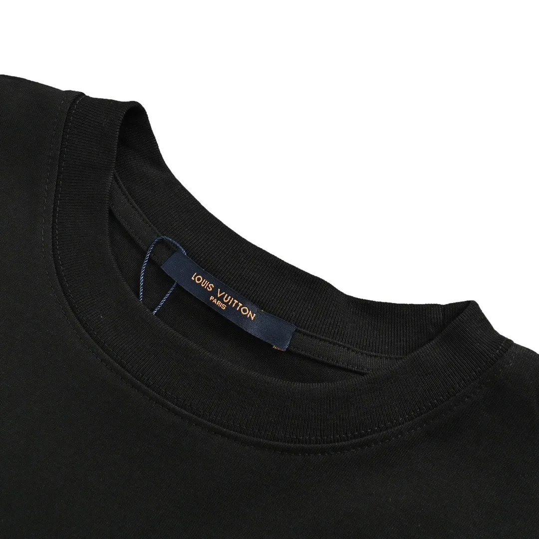 Louis Vuitton/Louis Vuitton 23ss cloud presbyopia large letter foam short sleeves